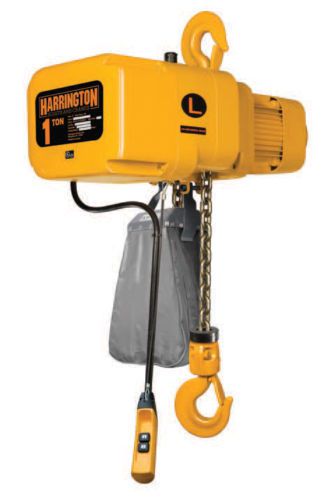 Harrington 1 Ton ~ Electric Chain Hoist 2 Speed with VFD ~ 10ft LIFT ~ BRAND NEW