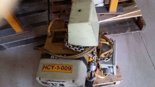 Yale KELI-10RT15S1 2000lbs electric hoist, 230-460V, 3.8-1.9A, 3PH, 60Hz