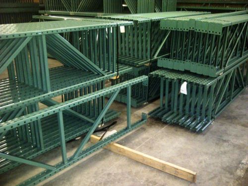 Pallet rack - teardrop uprights 24 x 96 for sale