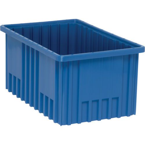 Quantum dg92080blue dividable grid container (8pk) -16 1/2&#034;l x 10 7/8&#034;w x 8&#034;h for sale