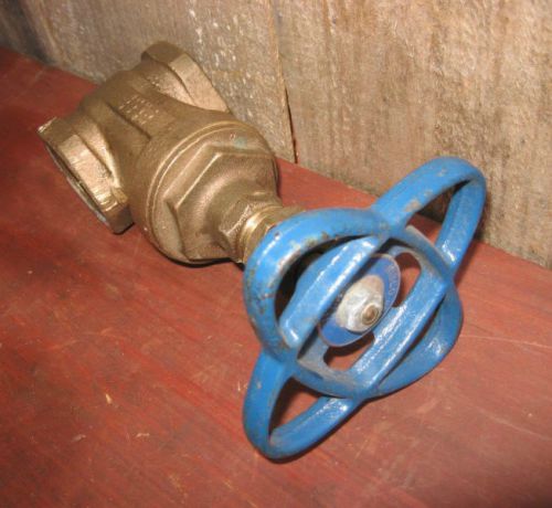 1-1/2&#034; npt NIBCO GATE VALVE - BRONZE T-113  THREADED