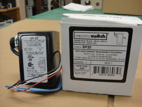 Sensor switch sp20 power pack slave relay circuit 120/277 vac for sale