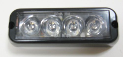 TOP WARNING LED LIGHT - AMBER - CLEARANCE ITEM - 4 - 1 WATT LEDS