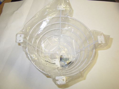 New Space Age Electronics SSU03500 White Round Wire Smoke Detector Guard 9&#034;