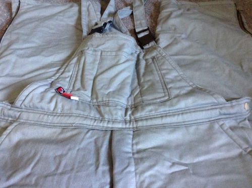 SAF-TECH Insulated Bib overall GRAY 2XL XXL, HRC3 NEW