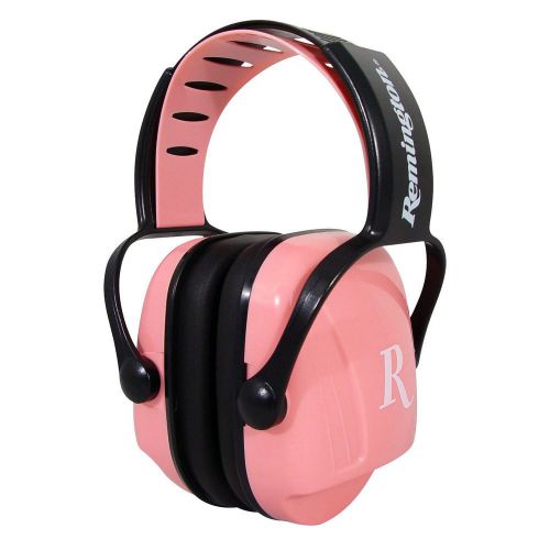 NEW REMINGTON PINK EAR MUFFS MP-22 SHOOTING HEARING PROTECTION ANSI