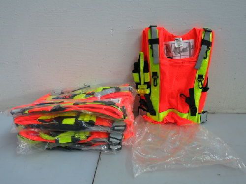 5 RPS/BNSF 8380 HIGH VISIBILITY SAFETY VESTS, MEDIUM-LARGE, LEVEL 2