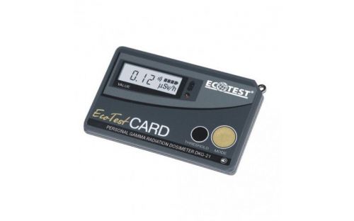 EcotestCARD Personal Gamma Radiation Dosimeter DKG-21M