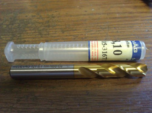 .3189 8.1mm HSCO TiN STUB DRILL