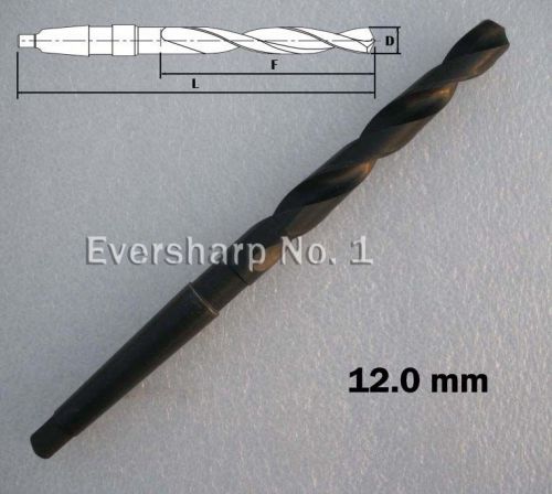 Lot 1pcs hss fully ground morse taper shank twist drill dia 12.0mm(.4724&#034;) drill for sale