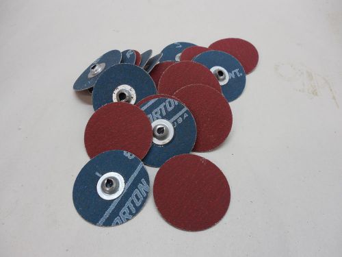 NORTON SPEEDLOCK SANDING DISCS 2&#034; 80Y SG-R981 QTY-25 NEW SUPPLIES