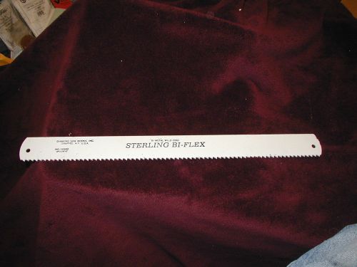 1 LOT OF 5 BLADES  STERLING BI-FLEX   BI-METAL  WELD EDGE - 18&#034; X 1 1/2&#034; _ 4 TPI