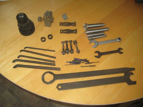 Atlas 6&#034; lathe accessory lot inc. follower rest, change gears more! for sale