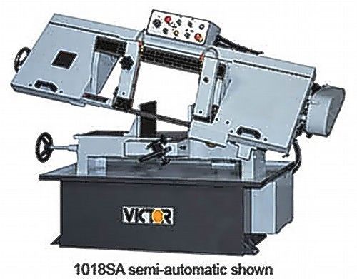 10&#034; W 10&#034; H Victor 1018 Horizontal Bandsaw HORIZONTAL BAND SAW, Manual Horizonta