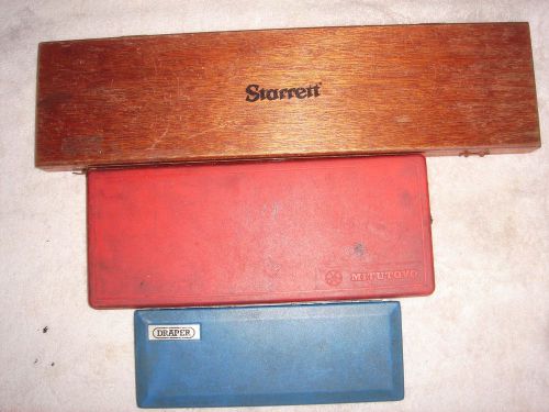 starrett,mitutoyo, draper dial cailpers