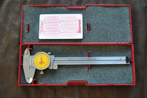 Starrett No. 120M metric dial caliper 0-150 + mm