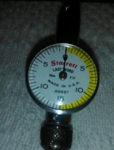 Starrett Last Word® Dial Test Indicators No. 711 with shank and box
