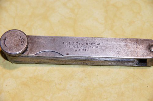 STARRETT FEELER GAGE SET NO. 66