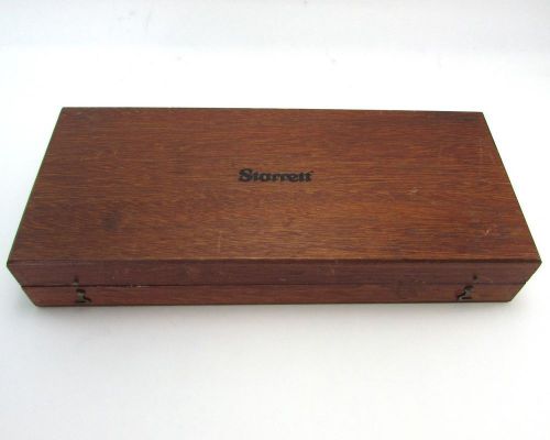 Starrett 255 Flush Reading Vernier Height Gage - WOODEN CASE BOX ONLY