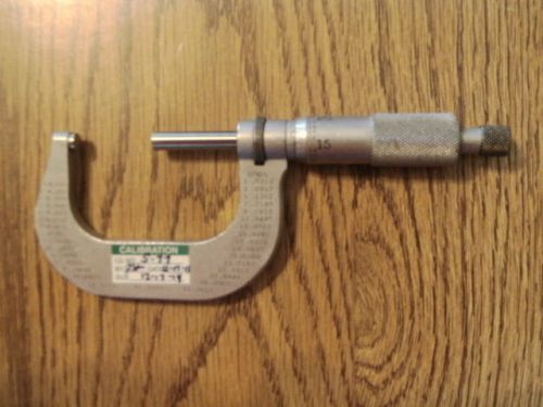 Starrett 1-2&#034; Outside Micrometers