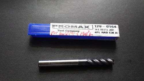 Promax Corner Radius &amp; Corner Chamfer End Mill