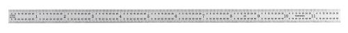 General Tools CF1245 Flexible Steel Rule, 12&#034;, 5R Graduation Satin Chrome Steel