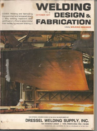 VINTAGE WELDING DESIGN &amp; FABRICATION - MAGAZINE - OCTOBER 1977