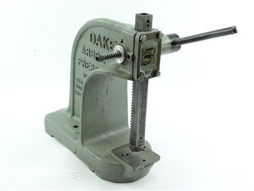 DAKE HEAVY DUTY BENCH TOP ARBOR PRESS MODEL NO. Y USA!