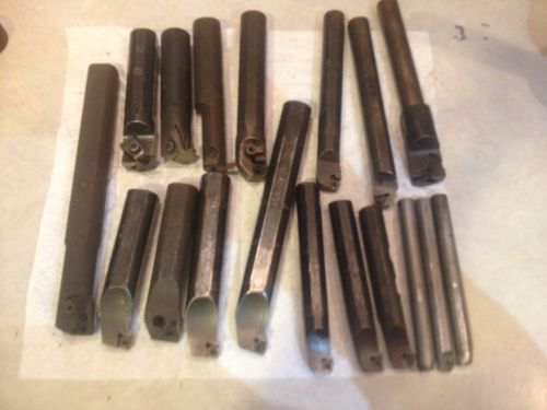 Mixed Lot Damaged Boring Bars All With 1&#034; And Smaller Shanks. Need Repair