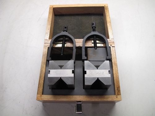 Mitutoyo 181-904 V BLOCKS &amp; CLAMPS SET 2 inch, Machinist vblock