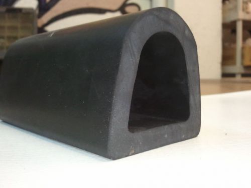 EXTRUDED DOCK RUBBER BUMPER D SHAPE 2&#034;W X2 &#034;HT