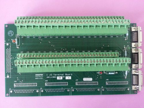 GENUS P/N 30602-05 I/O TERMINAL BOARD , USED