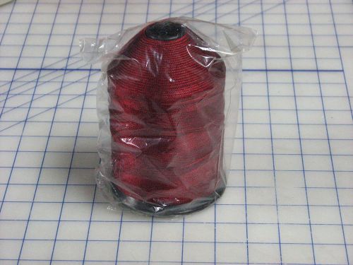 nylon 1 lb z red size 5 thread 3 ply soft finish spool one pound USA gudebrod