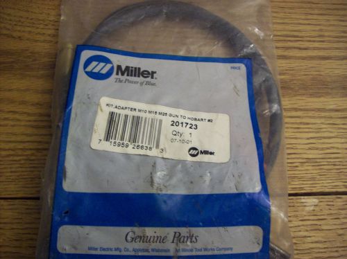 Miller part# 201723 kit adapter m10,m15,m25,gun to hobart #2 for sale