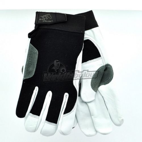 Revco GX107-SM Flexhand Grain Goatskin w/Spandex Mechanic&#039;s Gloves, Small