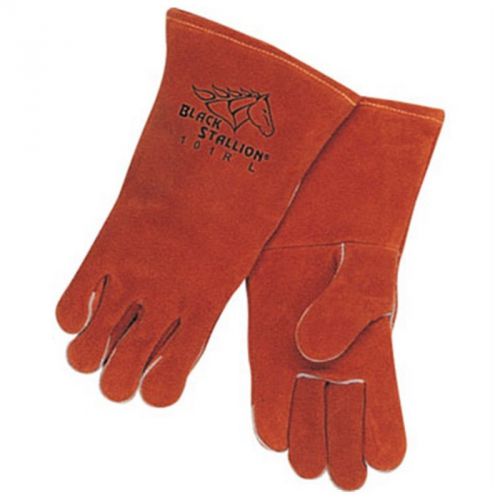 Revco Black Stallion REV101R 14&#034; Side Split Cowhide Stick Welding Glove, Large