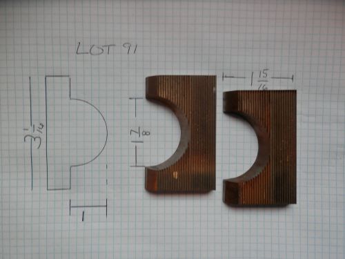 Lot 091 - Half Round / Bullnose Moulding Knife - Corrugated Shaper Moulder Steel