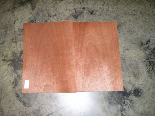 Makore Veneer. 11.5 x 16, 25 Sheets.