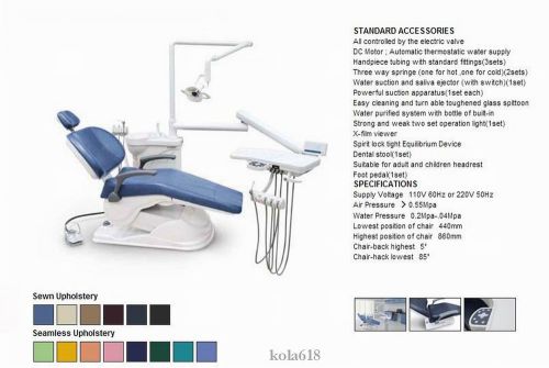 Computer controlled dental unit chair fda ce approved a1 hard leather for sale