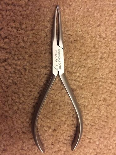 Orthopli corp utility plier #011 how plier non inserted for sale