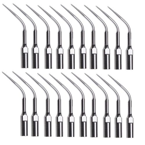 20pc Dental Ultrasonic Piezo Scaler Scaling Tips For SATELEC DTE handpiece GD3