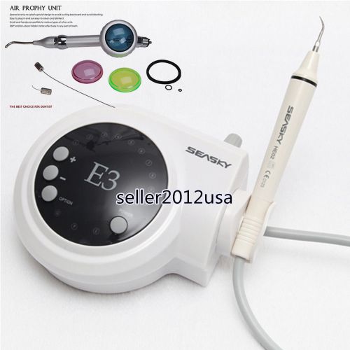 Dental Ultrasonic Piezo Scaler Tips Handpiece Fit EMS WOODPECKER + Air Polisher