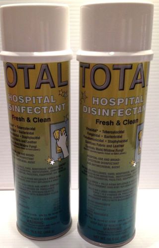 2 - TOTAL.HOSPITAL DISINFECTANT FRESH &amp; CLEAN  16.5 OZ