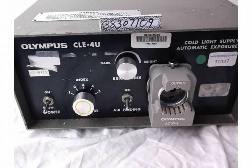 OLYMPUS CLE-4U CLE4U CLE 4U COLD LIGHT SUPPLY SOURCE