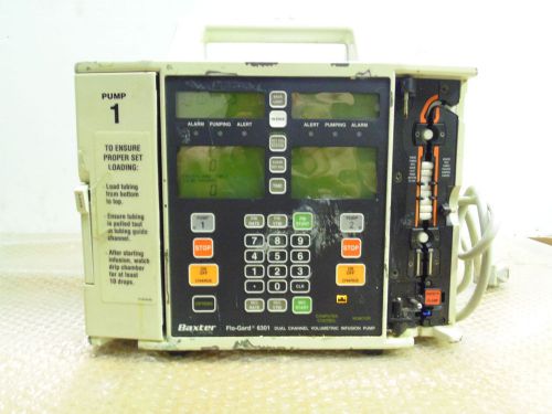 Baxter Flo-Gard 6301 Infusion Pump, Missing Pump 2 Door