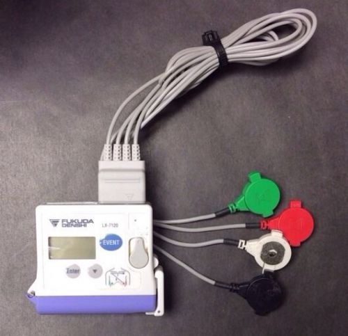 Fukuda Denshi Model LX -7120  ECG &amp; Respiration Telemetry Transmitter w/ Cable