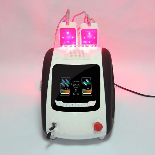 44 Diodes Diode Lipo Laser 635nm-650nm Laser 6 Pads LLLT Body Fat Dissolve Salon