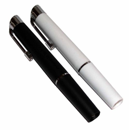 2 Professional Medical Diagnostic LED Penlights Black And White