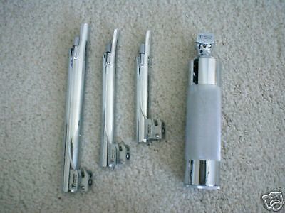 Laryngoscope Set  Blades 2, 3, &amp; 4 &amp; Lamps - hmi  New