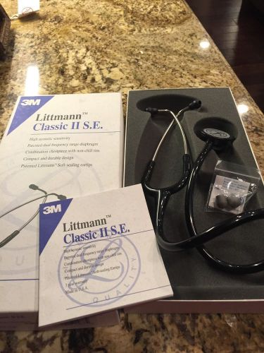 NEW 3M Littmann Classic II S.E. Stethoscope - Black